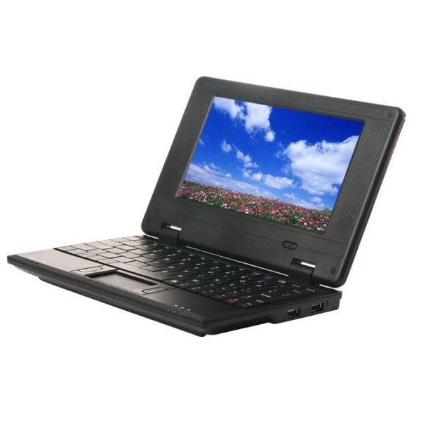 Mini Netbook com Google Android 2.2, Wifi, USB, Rede...